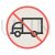 No truck sign Line Filled Icon - IconBunny