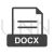 DOCX Glyph Icon - IconBunny