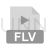 FLV Greyscale Icon - IconBunny