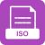 ISO Flat Round Corner Icon - IconBunny