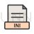 INI Line Filled Icon - IconBunny