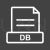 DB Line Inverted Icon - IconBunny