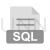 SQL Greyscale Icon - IconBunny