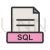 SQL Line Filled Icon - IconBunny