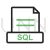 SQL Line Green Black Icon - IconBunny