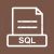 SQL Line Multicolor B/G Icon - IconBunny