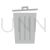 Recycle bin Greyscale Icon - IconBunny