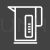 Electric Kettle Line Inverted Icon - IconBunny