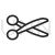 Scissors Line Icon - IconBunny
