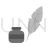 Feather Quill Greyscale Icon - IconBunny