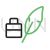Feather Quill Line Green Black Icon - IconBunny