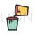 Paint Buckets Line Filled Icon - IconBunny
