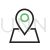 Maps Line Green Black Icon - IconBunny
