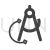 Drawing Tools Glyph Icon - IconBunny