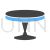 Small Table Blue Black Icon - IconBunny