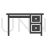 Working Table Glyph Icon - IconBunny