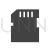 SD Card Glyph Icon - IconBunny