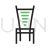 Conference Room Chair Line Green Black Icon - IconBunny
