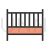 Baby Cot Line Filled Icon - IconBunny