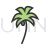 Coconut trees Line Filled Icon - IconBunny