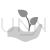 Plantation Greyscale Icon - IconBunny