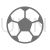 Football Greyscale Icon - IconBunny