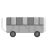 Toy Bus Greyscale Icon - IconBunny
