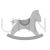 Rocking Horse Greyscale Icon - IconBunny