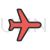 Aeroplane Mode Line Filled Icon - IconBunny