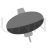 Spinning Top Greyscale Icon - IconBunny