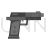 Toy Gun Greyscale Icon - IconBunny