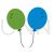 Balloons Flat Multicolor Icon - IconBunny