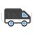 Toy Truck Blue Black Icon - IconBunny