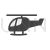 Police Helicopter Glyph Icon - IconBunny