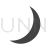 Crescent Glyph Icon - IconBunny