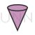 Cone Line Filled Icon - IconBunny
