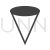 Cone Glyph Icon - IconBunny