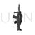 Gun Greyscale Icon - IconBunny