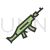 Gun Line Filled Icon - IconBunny