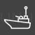 Vessel Line Inverted Icon - IconBunny