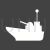 Vessel Glyph Inverted Icon - IconBunny