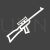 Sniper Line Inverted Icon - IconBunny