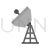 Satellite Tower Greyscale Icon - IconBunny