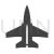 Fighter Jet I Glyph Icon - IconBunny