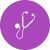 Stethoscope Flat Round Icon - IconBunny