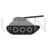 Tank II Greyscale Icon - IconBunny