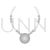 Necklace Greyscale Icon - IconBunny