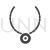 Necklace Glyph Icon - IconBunny