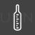 Thermometer Line Inverted Icon - IconBunny