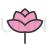 Rose Line Filled Icon - IconBunny